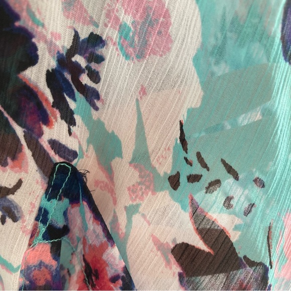 Arizona New Without Tag Floral Kimono With Pockets Size M/L. - Picture 5 of 5